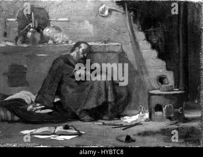 Brooklyn Museumsstudie für insgesamt The Dead Alchemist Elihu Vedder Stockfoto