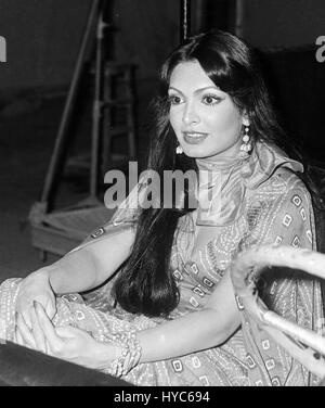 Indische vintage 1900s Bollywood Schauspielerin, parveen Babi, Mumbai, Maharashtra, Indien, Asien Stockfoto