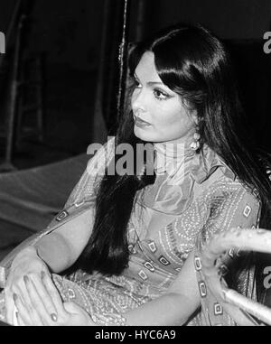 Indische vintage 1900s Bollywood Schauspielerin, parveen Babi, Mumbai, Maharashtra, Indien, Asien Stockfoto