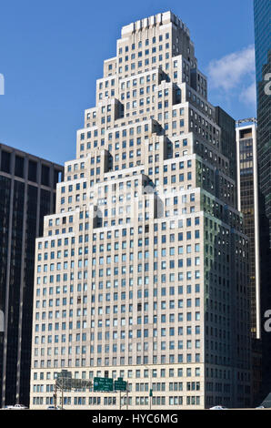 120 Wall Street Building Wolkenkratzer, Manhattan, New York, New York City, USA, Vereinigte Staaten, USA, Vereinigte Staaten von Amerika Stockfoto