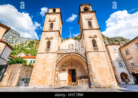 Kotor, Montenegro - Sankt-tryphon Stockfoto