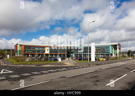 Nantgarw Campus der Coleg y Cymoedd, (Hochschule der Täler), einer Fachhochschule in der Taf-Tal, Mid Glamorgan, Wales Stockfoto