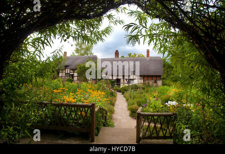 Anne Hathaway Cottage, Cottage Lane, Shottery, Stratford-Upon-Avon, CV37 9HH: Stockfoto