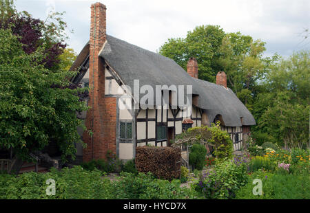 Anne Hathaway Cottage, Cottage Lane, Shottery, Stratford-Upon-Avon, CV37 9HH: Stockfoto