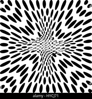 Hypnotische faszinierende abstrakte Image.Vector Illustration. Stock Vektor