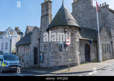 Castletown Polizeistation, Isle of man. entworfen von Baillie Scott & Baujahr 1901. Stockfoto