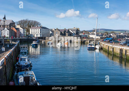 Castletown Middle Harbour, Isle Of Man Stockfoto