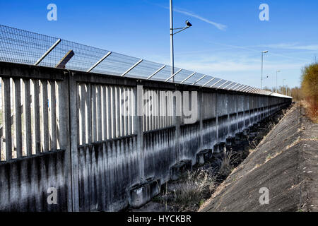 Die stillgelegten Kernkraftwerke Reaktor Würgassen, Dreiländereck, Nordrhein-Westfalen, Deutschland Stockfoto