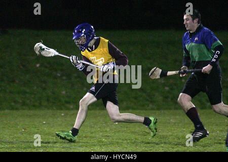 QUB InterSports Nacht. Foto/Paul McErlane. Stockfoto