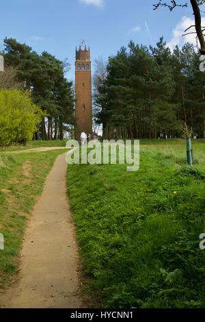 Faringdon Folly Turm Stockfoto