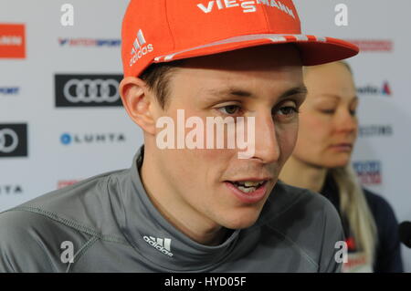 Lahti2017 FIS Nordischen Ski-Weltmeisterschaften in Lahti, Finnland mit: Eric FRENTZEL wo: Lahti, Finnland wenn: 1. März 2017 Stockfoto