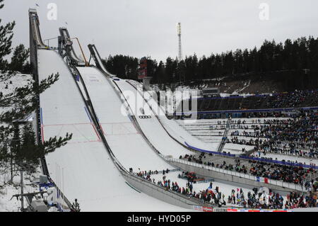 Lahti2017 FIS Nordischen Ski-Weltmeisterschaften in Lahti, Finnland mit: Atmosphäre wo: Lahti, Finnland wenn: 1. März 2017 Stockfoto
