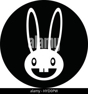 Kaninchen-Symbol Stock Vektor