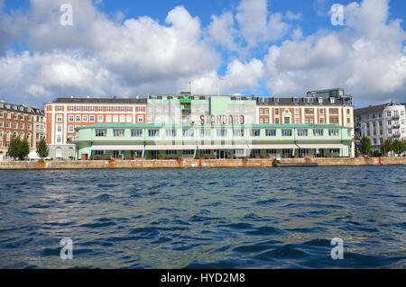 Kopenhagen, Dänemark - 22. August 2014: Ein Restaunt Komplex "Standard" auf die Havnegade. Es ist ein ehemaliges Zollhaus und Fährhafen. Es wurde entwickelt Stockfoto