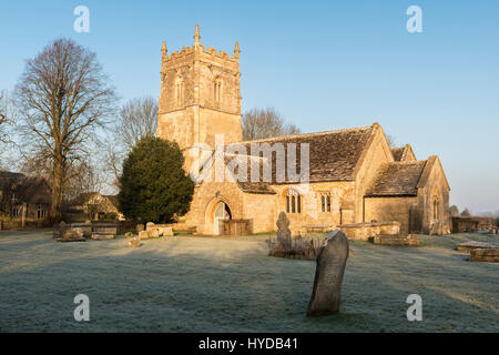 Hankerton Kirche, Wiltshire, UK Stockfoto