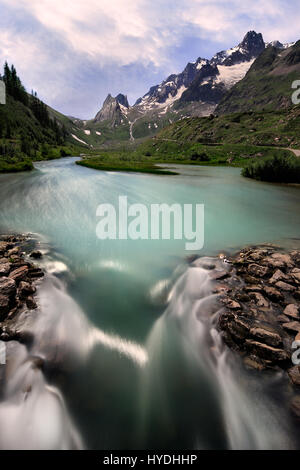 Der Name dieses Ortes ist ein wenig irreführend, da anstelle eines Sees gibt es Bäche und kleine Teiche.  Allerdings gab es tatsächlich ein großer See hier einige Stockfoto