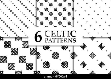 Keltischer Knoten Musterdesign Satz Stock Vektor