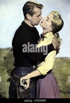 Sterben Sie Hölle der Roten Berge aka. Red Mountain, USA 1951, Regie: William Dieterle Schauspieler/Stars: Alan Ladd, Lizabeth Scott, Arthur Kennedy Stockfoto