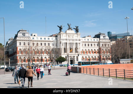 Ministerio de Agricultura (Landwirtschaftsministerium) Gebäude, Madrid, Spanien Stockfoto