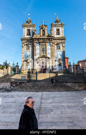 Kirche des Heiligen Ildefonso von Toledo in Batalha Platz in Santo Ildefonso Zivilgemeinde von Porto, zweitgrößte Stadt in Portugal Stockfoto