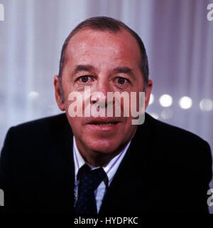 Britischer Schlagersänger, Moderator und Kan Chris Howland, Deutschland 1980er Jahre. Britische schlager Sänger, Moderator und Schauspieler Chris Howland, Deutschland der 80er Jahre. Stockfoto