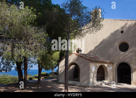 Seemanns Kapelle Notre-Dame de Bon Port, Antibes Stockfoto