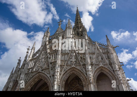 Kirche von Saint-Maclou (Église Saint-Maclou) in Rouen, Haute-Normandie, Frankreich Stockfoto