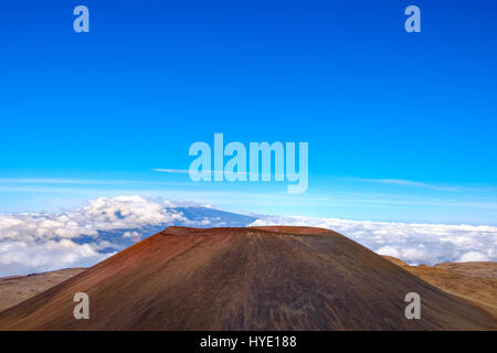 Detailansicht Landschaft Vulkankrater auf Mauna Kea, Hawaii, USA Stockfoto