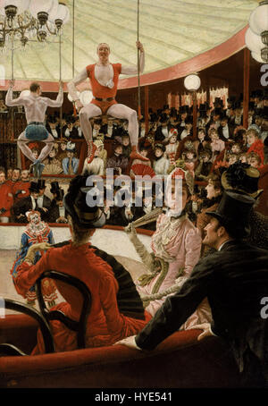 James Jacques Joseph-Tissot-Frauen von Paris das Circus Liebhaber Google Art Project Stockfoto