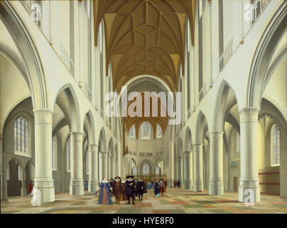 Pieter Jansz. Saenredam, Niederländisch (aktive Haarlem, Utrecht) Innenraum von St. Bavo, Haarlem Google Art Project Stockfoto