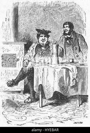 „The Field of Ice“ von Riou und Montaut ist eine dramatische und eindrucksvolle Darstellung einer eisigen Landschaft. Das Kunstwerk zeigt die raue Schönheit der Natur, mit gefrorenen Feldern, die sich bis in die Ferne erstrecken. Es fängt die krasse, gnadenlose Umgebung des eisigen Geländes ein und unterstreicht die Kunst des Künstlers, die riesigen, gefrorenen Weiten der Natur zu repräsentieren. Stockfoto