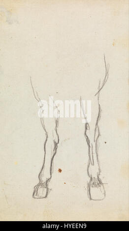 George Romney Studie eines Pferdes Hufe Google Art Project Stockfoto