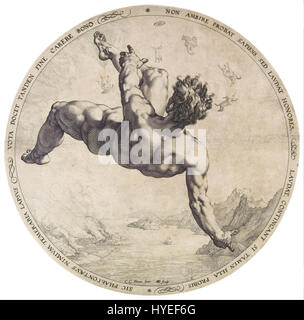 Hendrick Goltzius Phaethon aus den vier Disgracers Serie Google Art Project Stockfoto