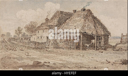 James Ward Cottage und Wirtschaftsgebäuden Google Art Project Stockfoto