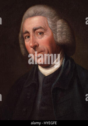 Lancelot ("Capability") Brown von Nathaniel Dance, (später Sir Nathaniel Dance Holland, Bt) beschnitten Stockfoto