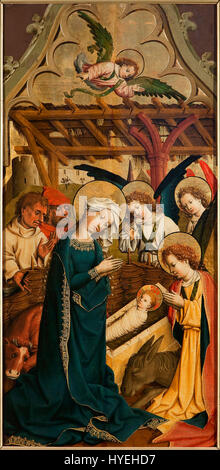 Meister von Schloss Lichtenstein Nativity (die Heilige Nacht) Google Art Project Stockfoto