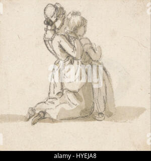 Paul Sandby Toilette Google Art Project Stockfoto