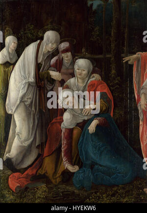 Wolf Huber Christus nimmt Abschied von seiner Mutter (National Gallery, London) Stockfoto