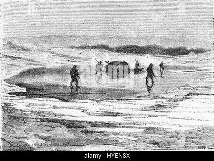 "Das Feld des Eises" von Riou und Montaut 087 Stockfoto