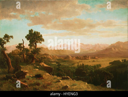 Albert Bierstadt Wind River Land Google Art Project Stockfoto