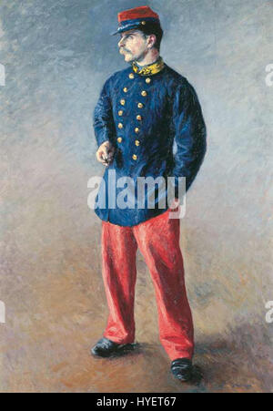 Gustave Caillebotte Un-soldat Stockfoto