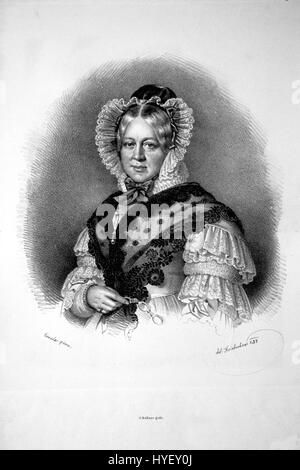 Maria Dorothea Litho Stockfoto