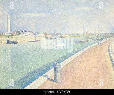 Seurat, Georges Kanal von Gravelines, Petit-Fort-Philippe Google Art Project Stockfoto