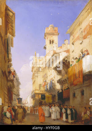 Richard Parkes Bonington Corso Antiquitätengeschäften, Verona Google Art Project Stockfoto