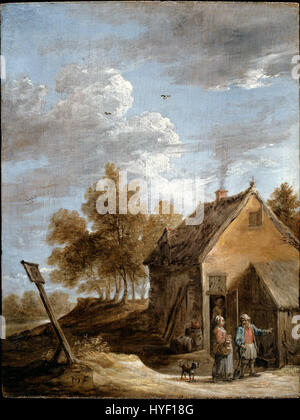 Teniers, David der jüngere A Cottage Google Art Project Stockfoto