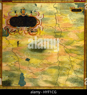 Stefano Bonsignoris Darstellung des Sudan zeigt wahrscheinlich die Landschaften, Kultur oder Ereignisse des Landes und gibt Einblicke in die Geographie und die Menschen der Region während der Zeit des Künstlers. Sein Werk fängt das Wesen des Sudan durch eine historische und künstlerische Linse ein. Stockfoto