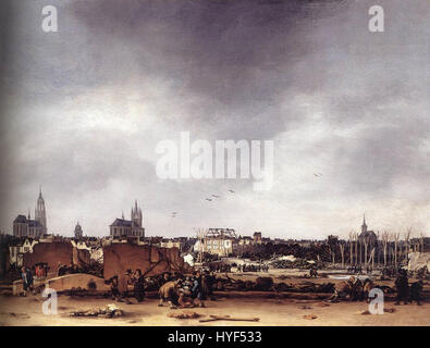 Egbert van der Poel Ansicht von Delft nach der Explosion von 1654 WGA17990 Stockfoto