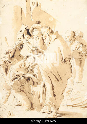 Giambattista Tiepolo St Prosdocimus tauft St Giustina Google Art Project Stockfoto