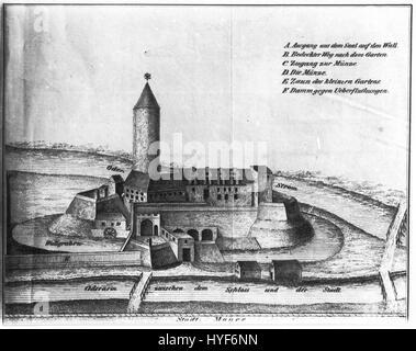 Das Schloss Piast in Opole, auch bekannt als Zamek Piastowski, ist eine historische Burg in Polen. Dieses Bild zeigt wahrscheinlich das Gebäude und hebt seine architektonischen Merkmale und die historische Bedeutung als Wahrzeichen in der Region hervor. Stockfoto