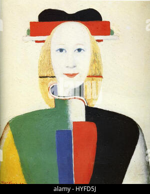"Malewitsch 177" bezieht sich auf ein Werk von Kazimir Malewitsch, einer der führenden Persönlichkeiten der russischen Avantgardekunst. Malewitschs Werke, die für seine Entwicklung des Suprematismus bekannt sind, betonten geometrische Abstraktion und die Reinheit der Form, wie sie in diesem Gemälde zu sehen ist. Stockfoto